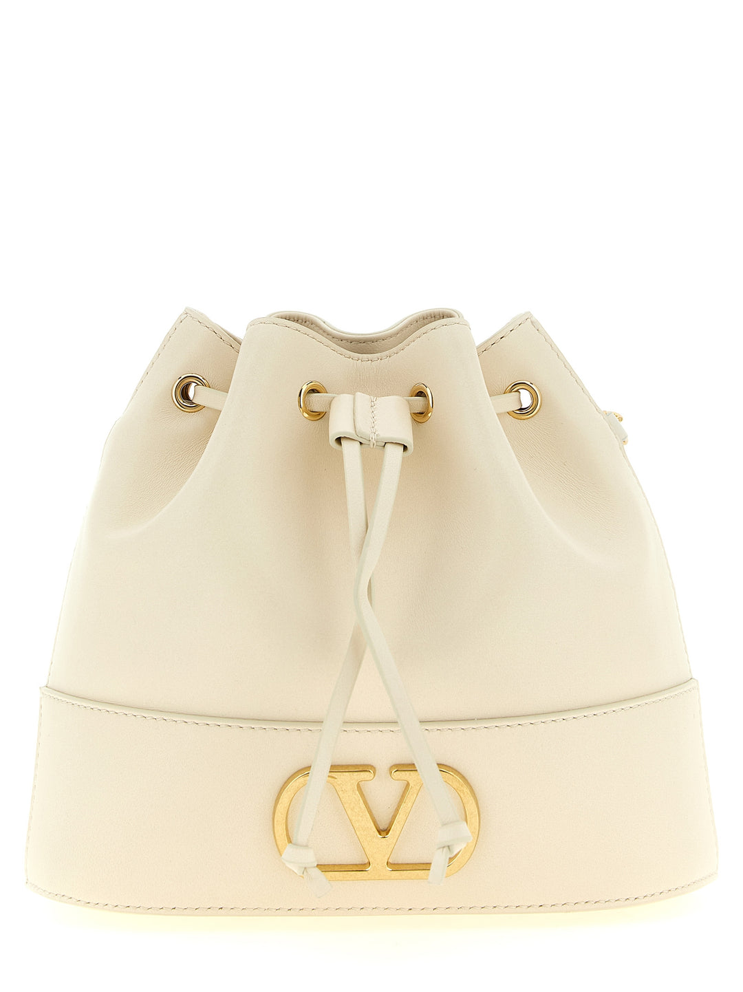 Valentino Garavani Valentino Garavani Vlogo Signature Sechiello Bag Borse a Tracolla - Bianco | c5d3fe0c5371de5bfc8a88b7dc9159becaad24aa