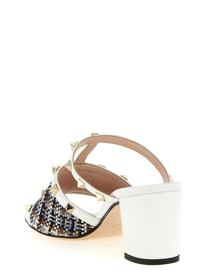 Valentino Garavani Rockstud Sandali - Bianco | fbcdb49262f136c299d94e60d2673a7f7affc0fa
