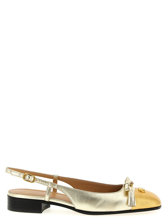 Valet Du Roi Flat Shoes Oro