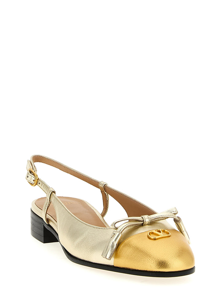 Valentino Garavani Valet Du Roi Flat shoes - Oro | 74916e3a2b43f5930296f18f0e280ce0db1aaf43