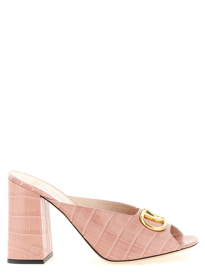 Valentino Garavani Vlogo Signature Sandali - Rosa | 8bfce3187c03894fe0a405e890f3c24cc8db654e