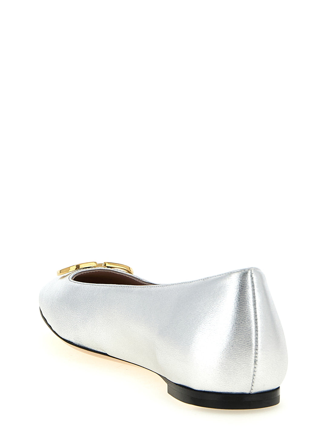 Valentino Garavani Vlogo Signature Flat shoes - Silver | 18cbd7a393c5f46c64fbcefc6529e139ea6cf4da