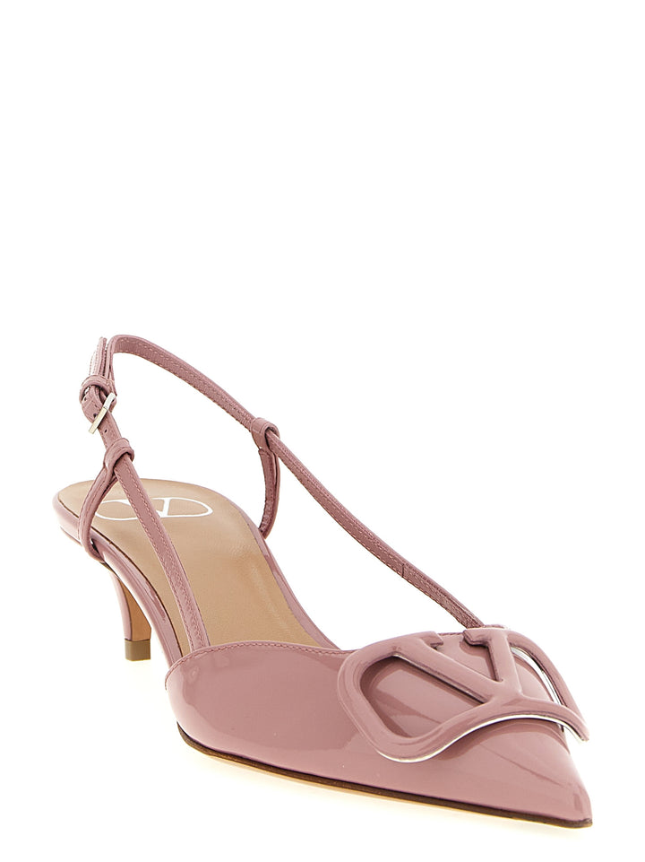 Valentino Garavani Slingback Valentino Garavani Vlogo Signature Decollete - Rosa | 55569b04db61d953c75de035049fea8e351c8801