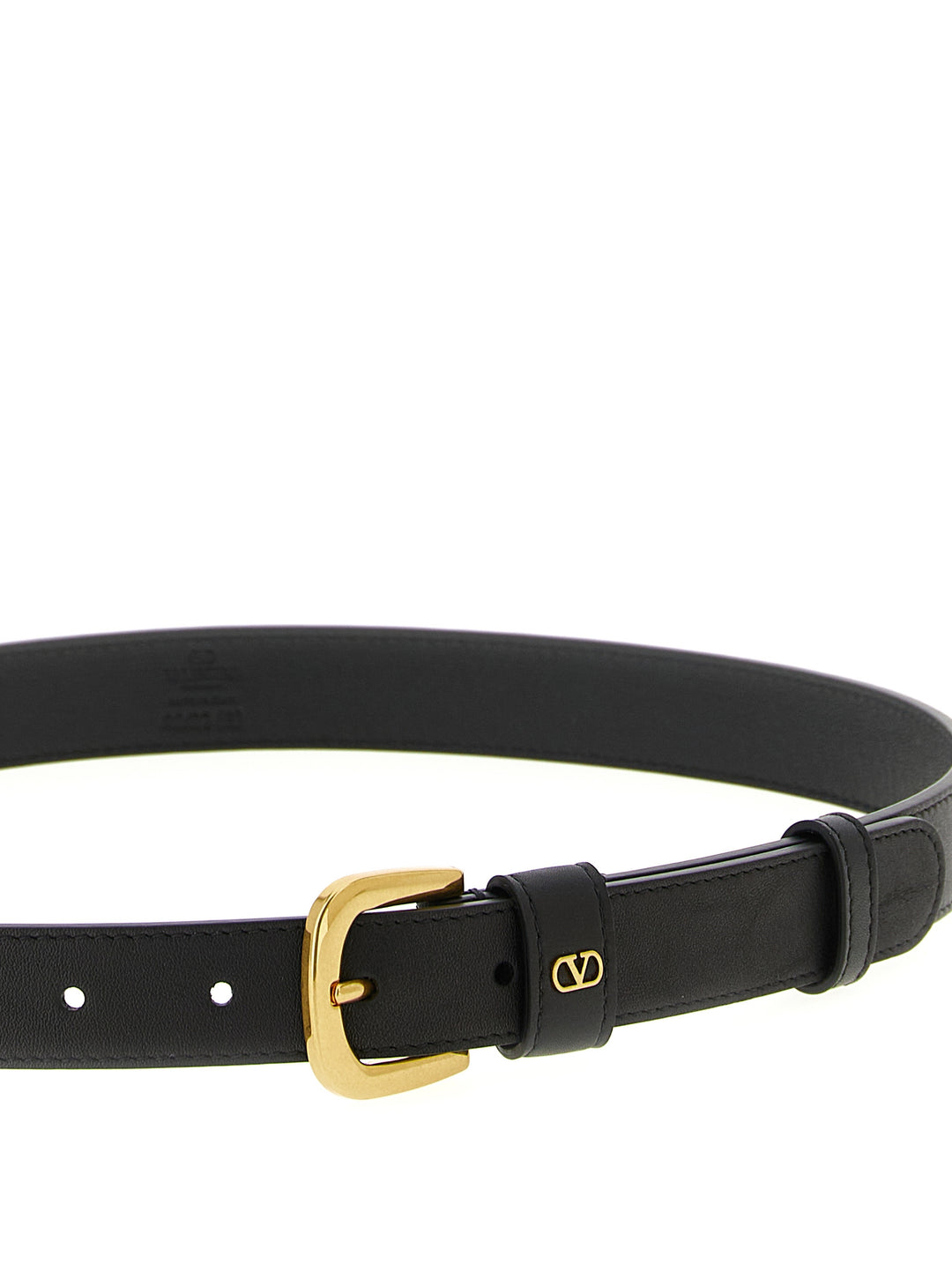 Valentino Garavani Valentino Garavani Vlogo Signature Belt Cinture - Nero | 5b9e4fd8e4f637166a2e79bb53e7c72d36c1ed94