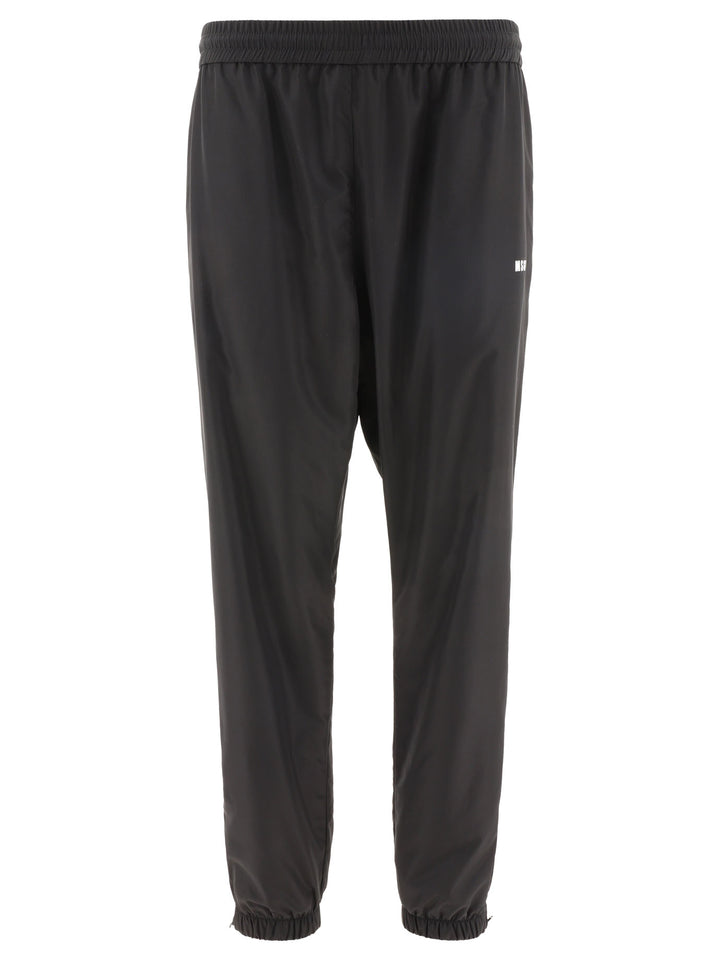 Msgm Msgm Trousers - Nero | 1a17e53b4b34299a8ee708319a717ec652fd750a