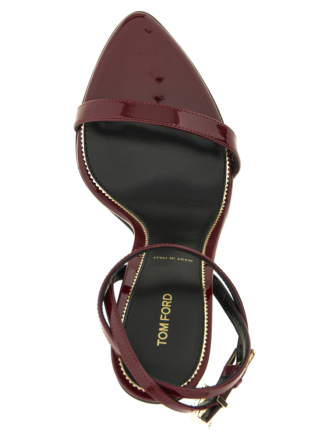 Tom Ford The Padlock Sandali - Bordeaux | 5a262a72df501a9460bdaf89553437634bdde4a6