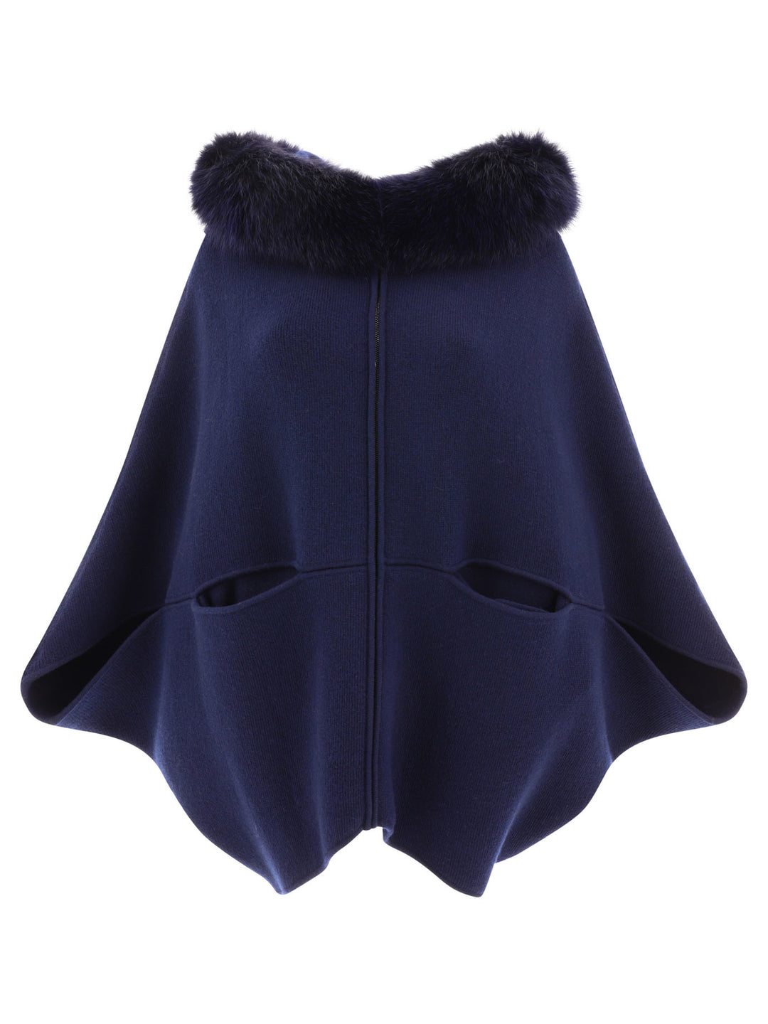 Giovi Wool And Cashmere Cape Jackets and Coats - Blu | e14fd1966dd5a97c8b218060aa3f5bc5c9ec72a7