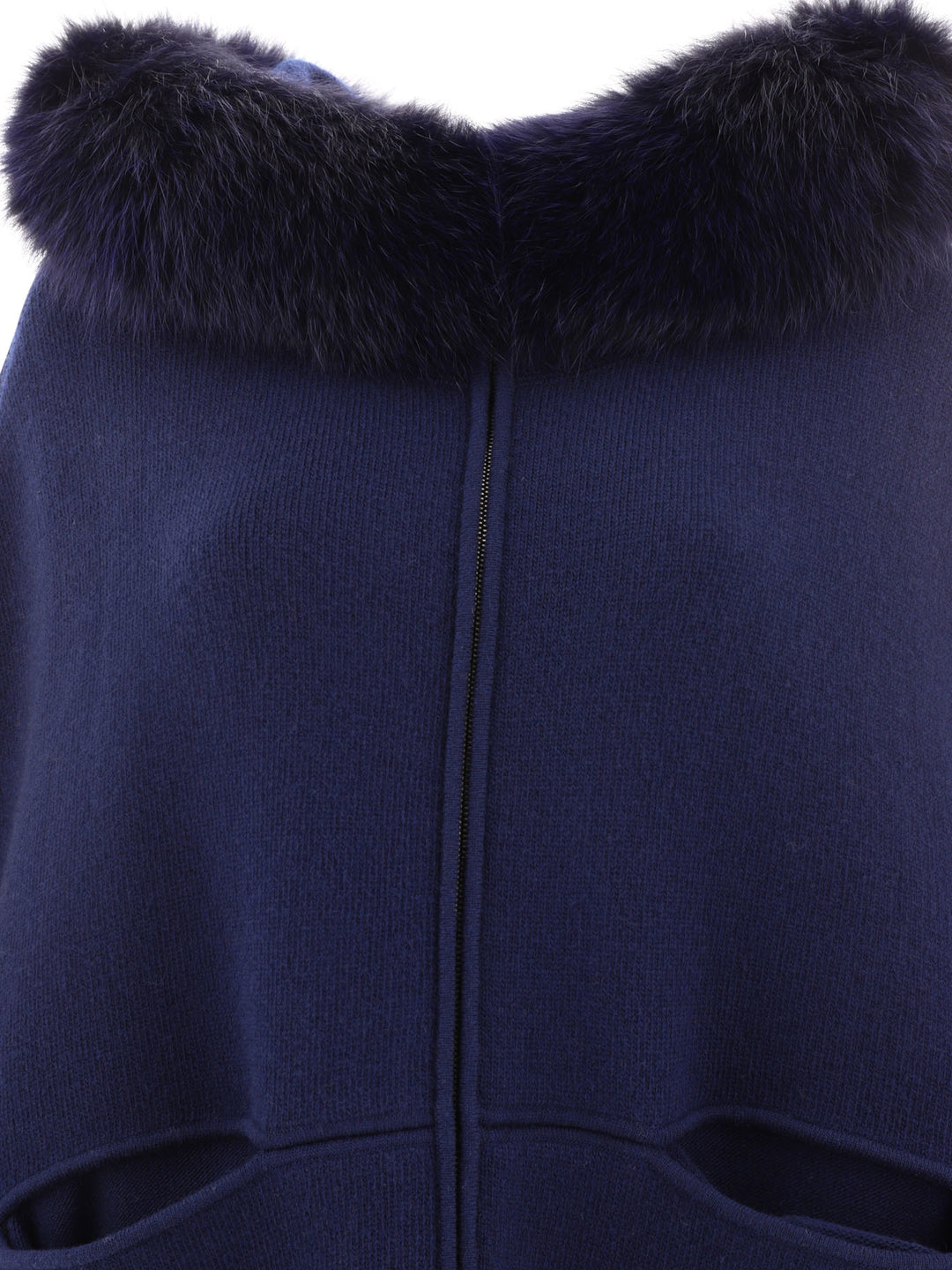 Giovi Wool And Cashmere Cape Jackets and Coats - Blu | 1904c723b2ed86c98b190d6219470b9f1debad14
