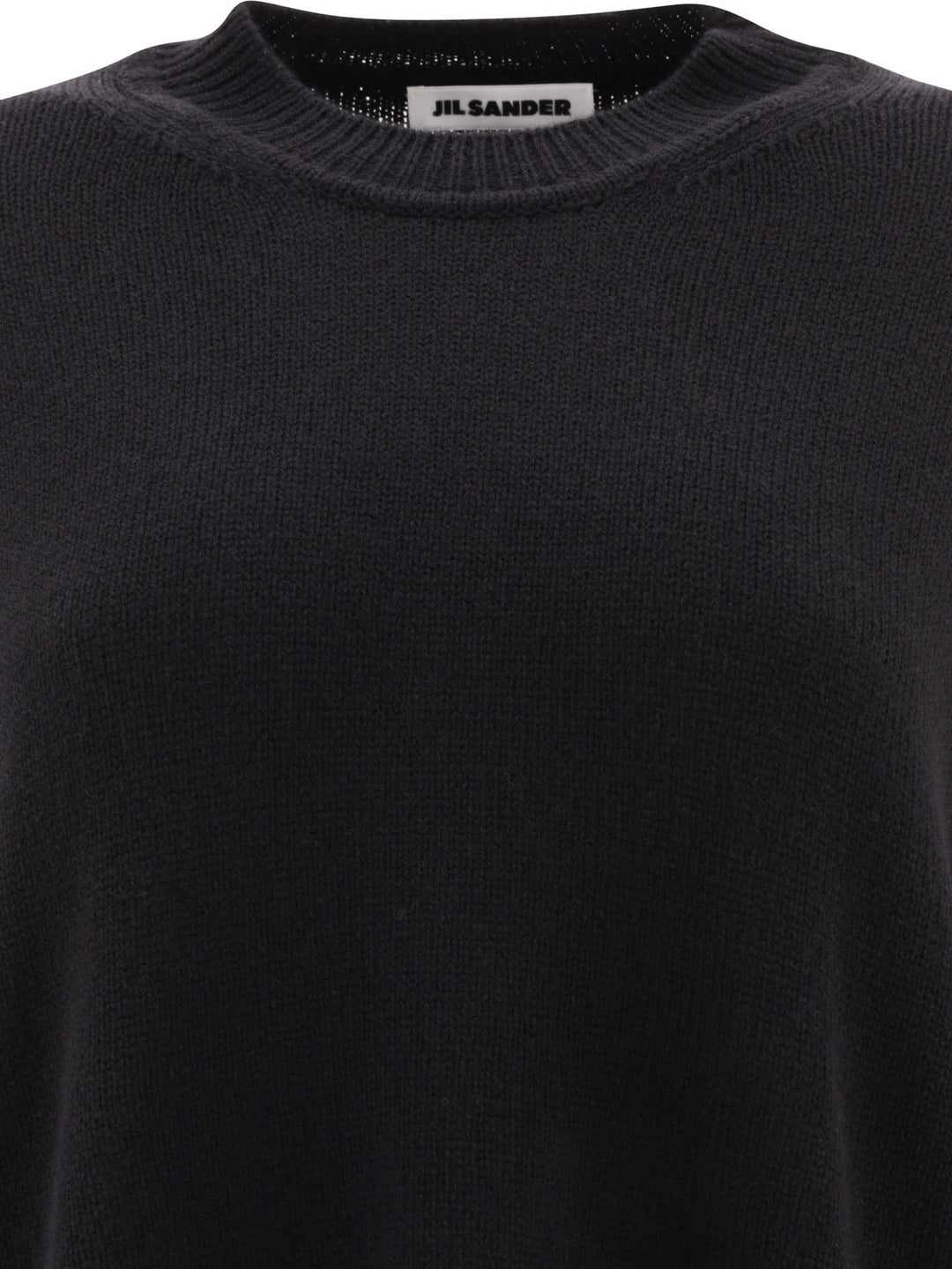Jil Sander Superfine Cashmere Knitwear - Nero | 2230961f0cc3139b9cb884892a45899a6c96ebe5