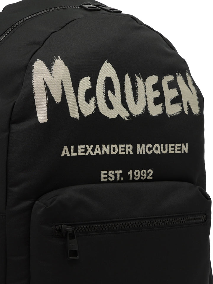 Alexander Mcqueen Metropolitan Zaini e Valigie - Nero | eea32b9a6f1f3b17a6699ecfc48762e2aae2ecfa