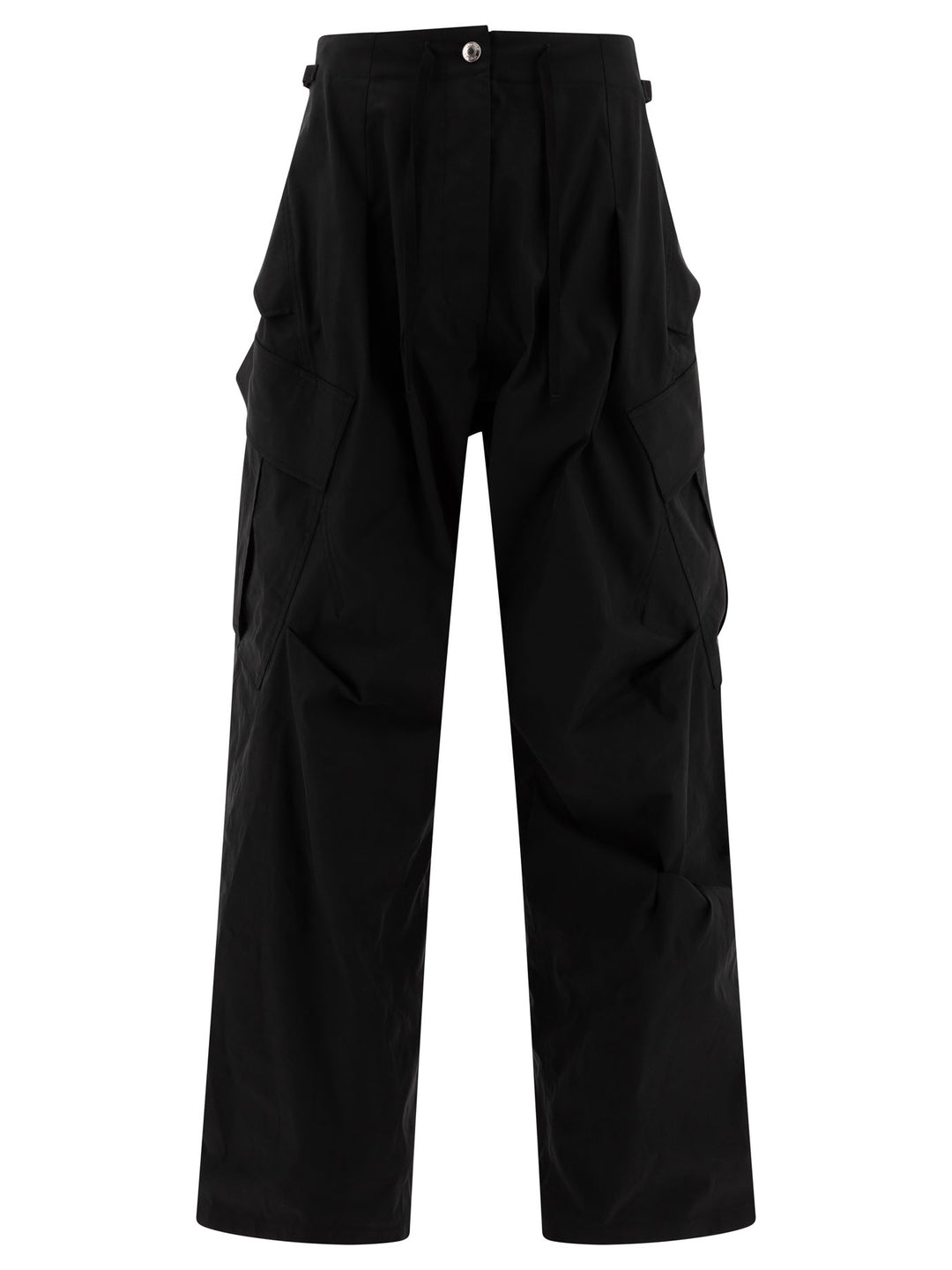 Alexander Mcqueen Oversize Cargo Trousers - Nero | 902bffa8224d2deea3d37e4ea48074181fb20ae4