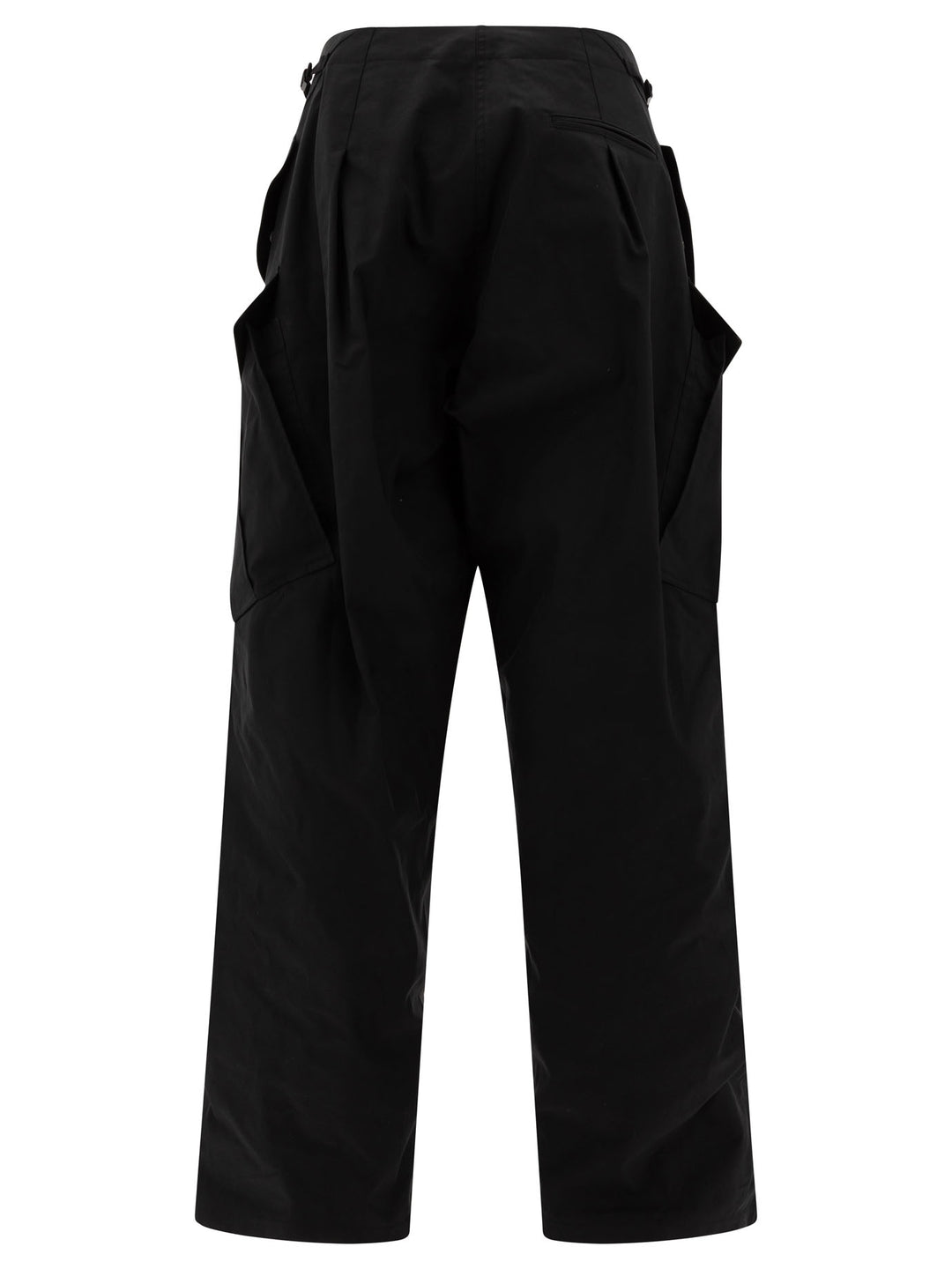 Alexander Mcqueen Oversize Cargo Trousers - Nero | df3b870842310e097ed43442b43ef48abc8409a3