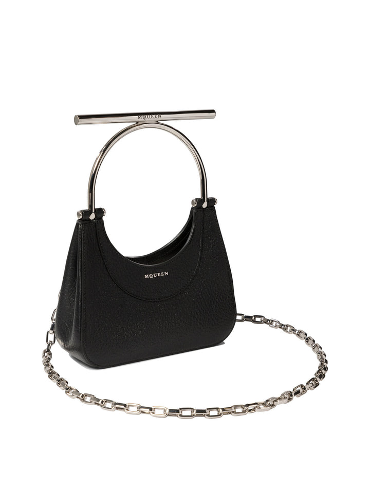 Alexander Mcqueen Mini Cross-Bar Handbags - Nero | 03860e6701484574a90b0349e1d2b2ba9f28aefc