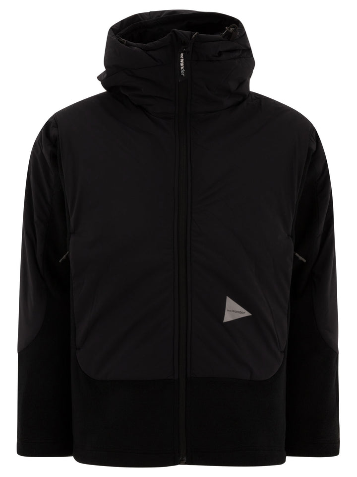And Wander Jacket With Fleece Insert Jackets and Coats - Nero | dc4182efae200d94e7db5b89a3783711876a30ec