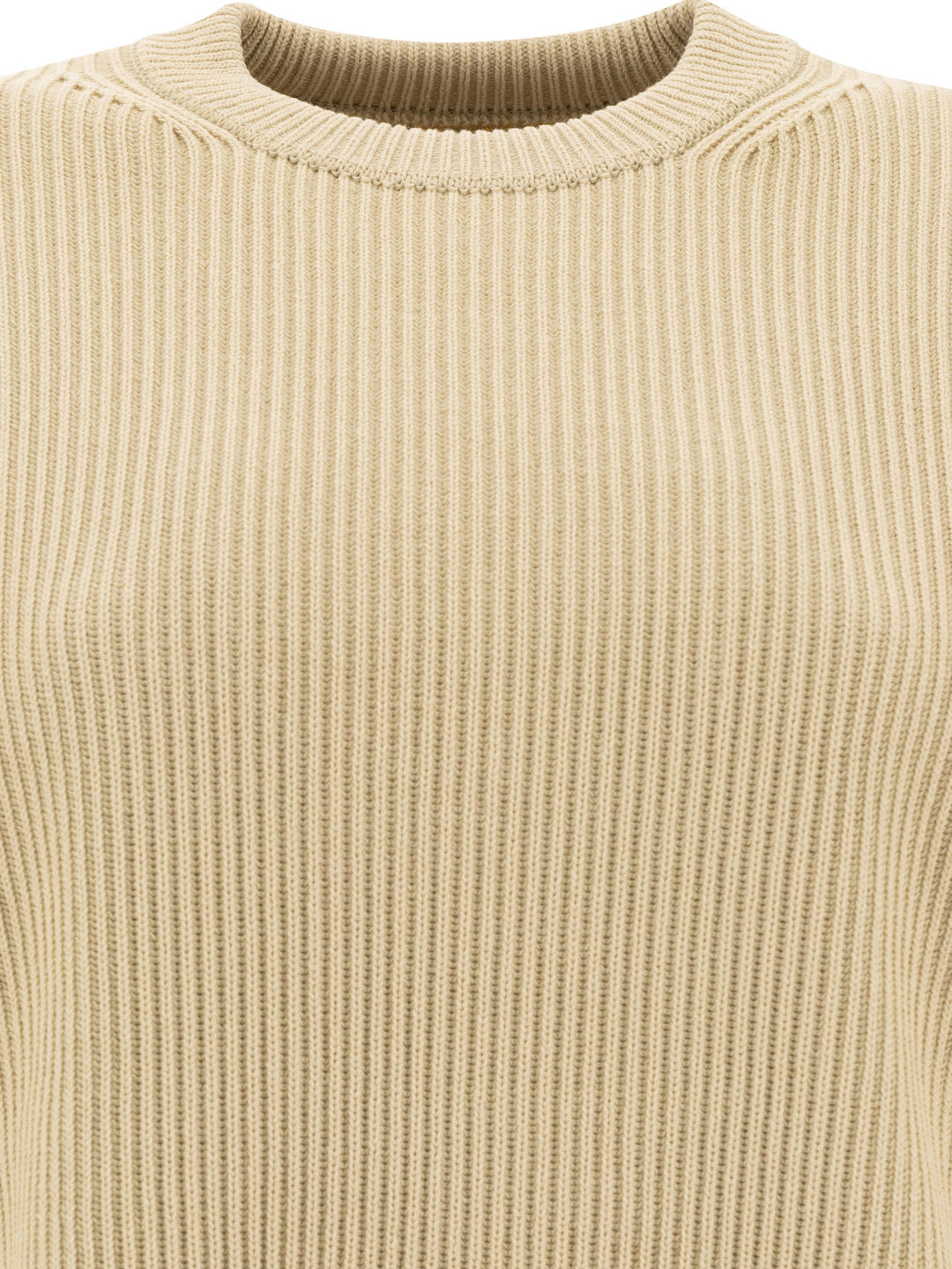Auralee Wool Crew Neck Sweater Knitwear - Verde | 51faea5f63020e602ce40272f1ee22483b111346