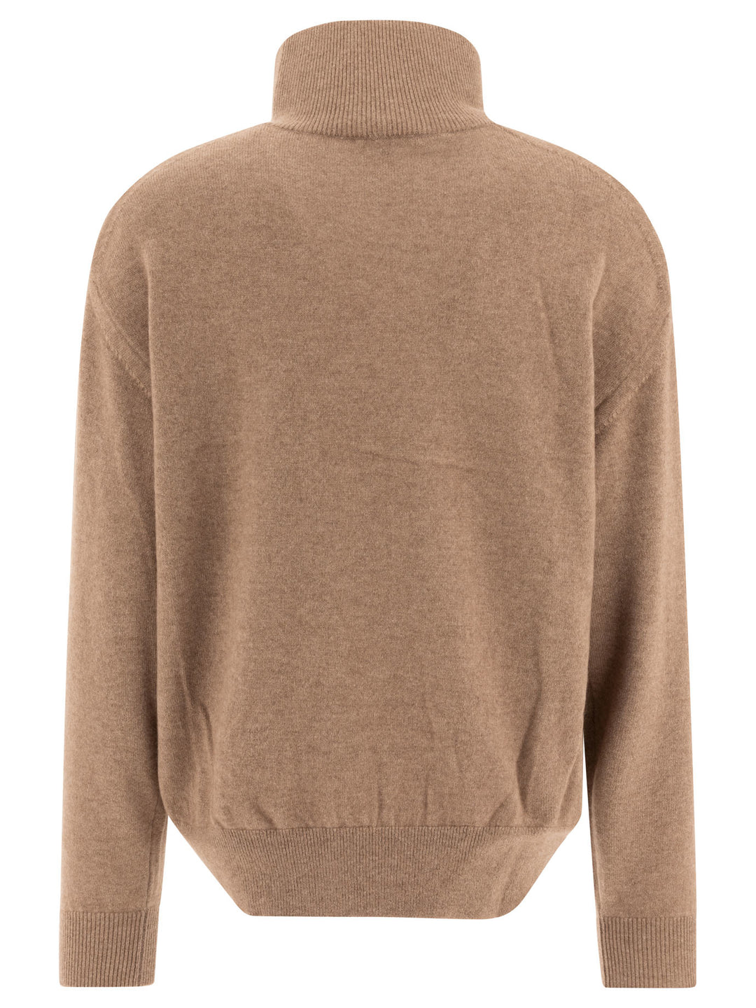 Auralee Cashmere Turtleneck Sweater Knitwear - Marrone | 2458f46ba50d81b850a3b01a12750d7c45578c1f