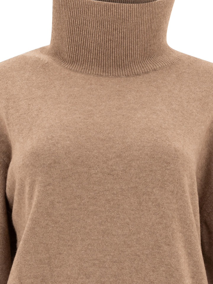 Auralee Cashmere Turtleneck Sweater Knitwear - Marrone | 7c2eb5356b82143a24f7726b6f1890d5a1899e5c