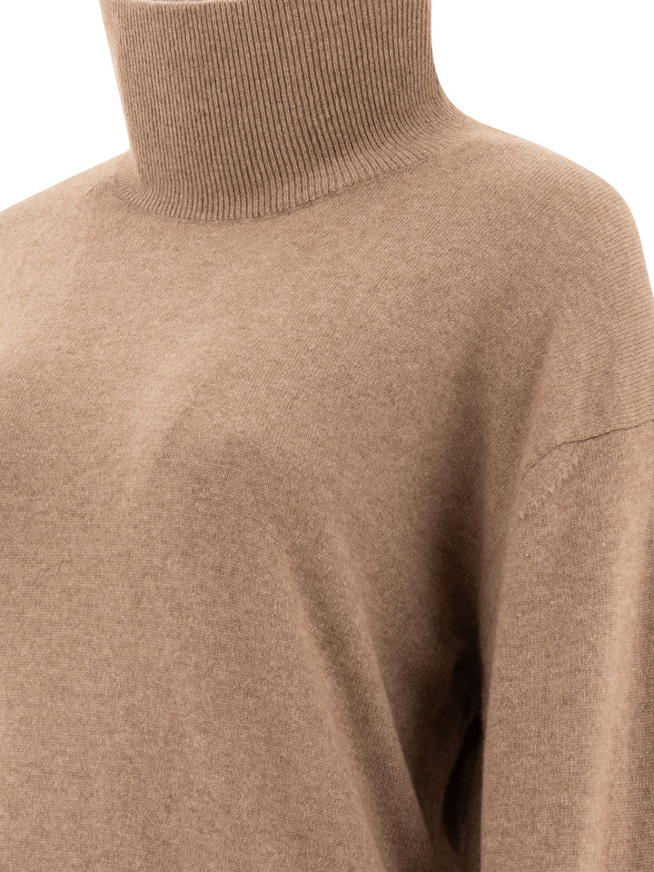 Auralee Cashmere Turtleneck Sweater Knitwear - Marrone | b7ee87a432b07d5c7d500182a13f2a42bb25127d