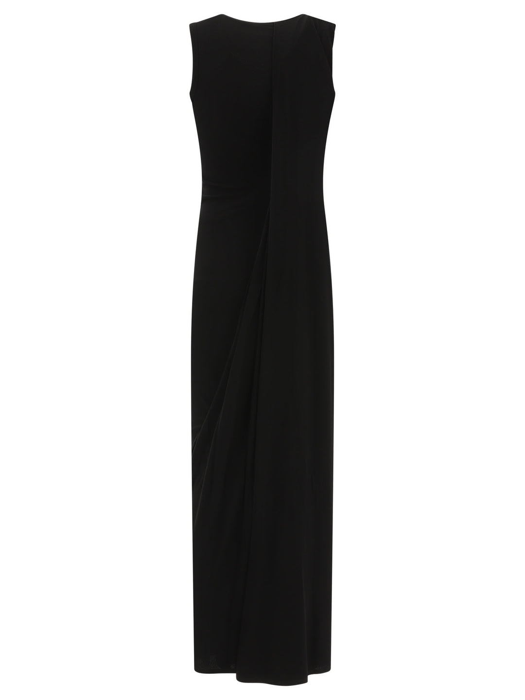 Balenciaga Ribbed Jersey Sleeveless Dress Abiti - Nero | 9c7e6b9ba5d7f136514fe4953383997ddb0ee91e