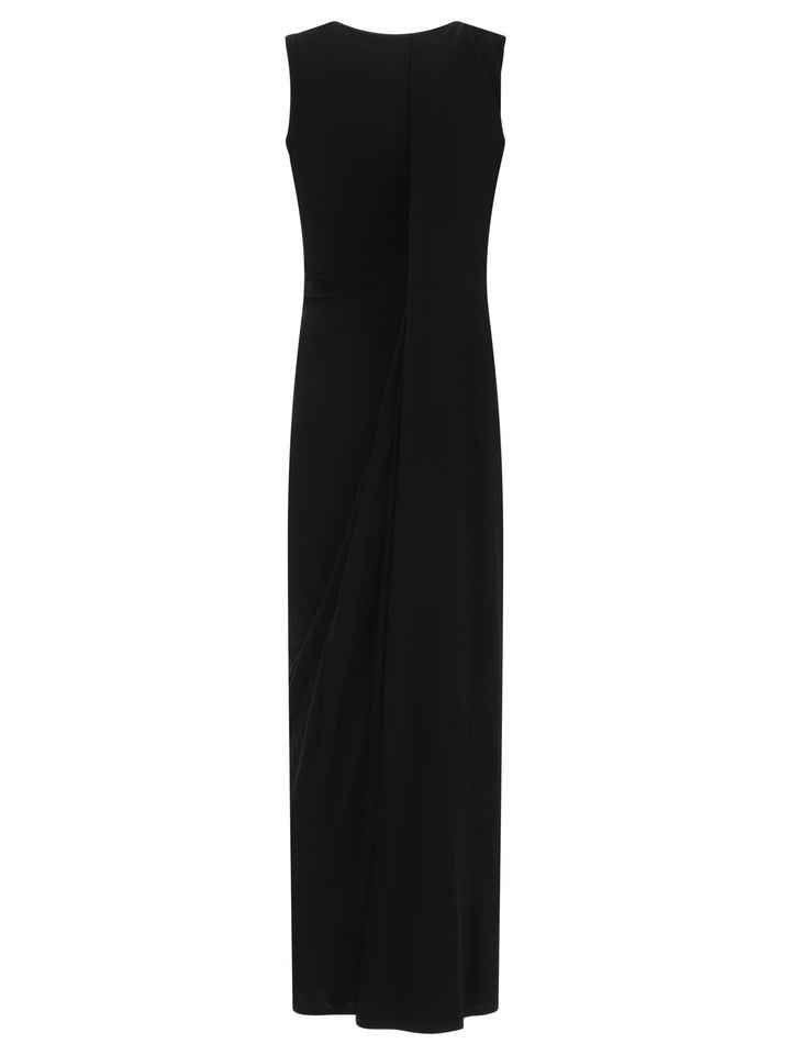 Balenciaga Ribbed Jersey Sleeveless Dress Abiti - Nero | 9c7e6b9ba5d7f136514fe4953383997ddb0ee91e