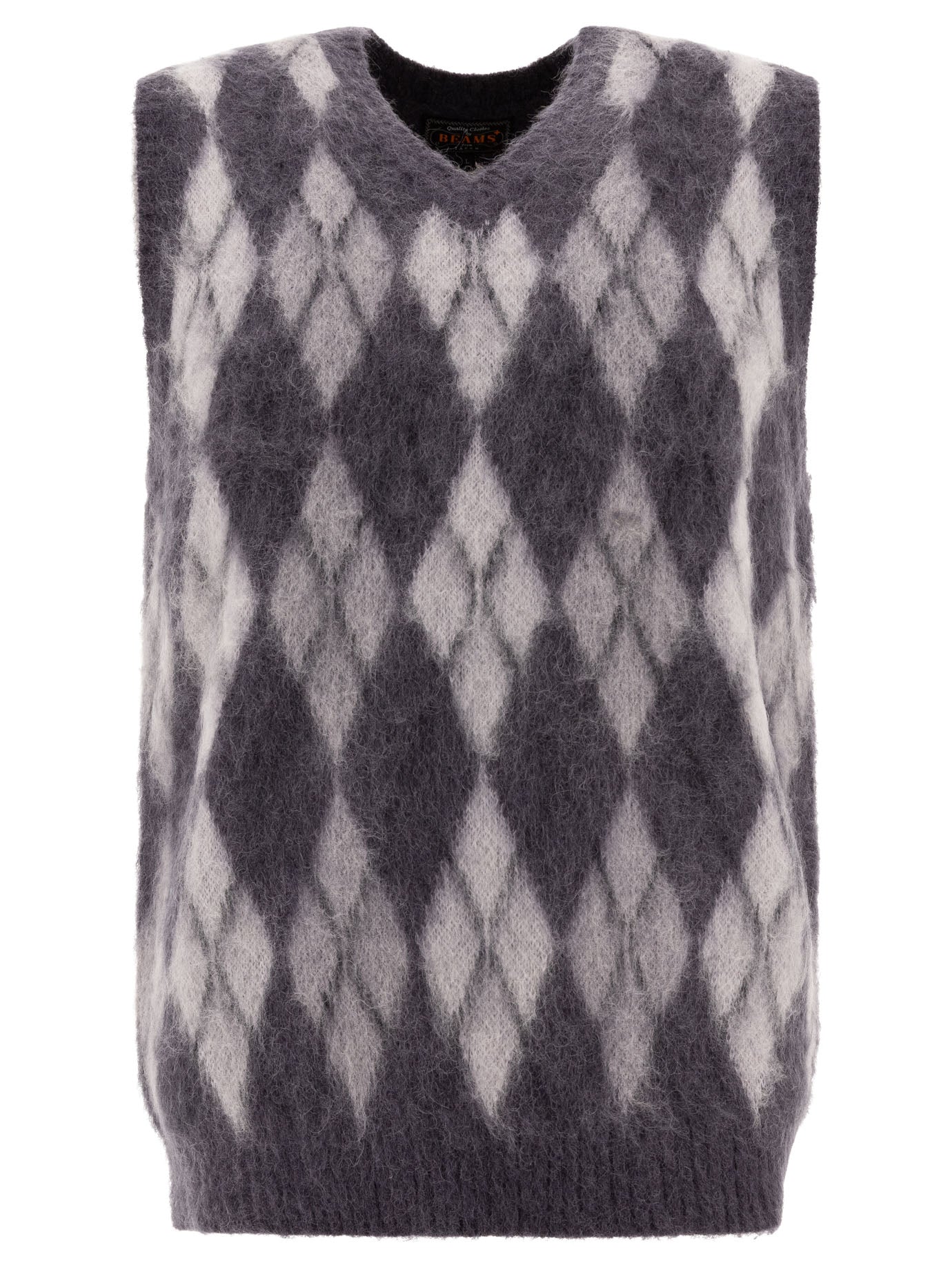 Argyle Knitwear Grey