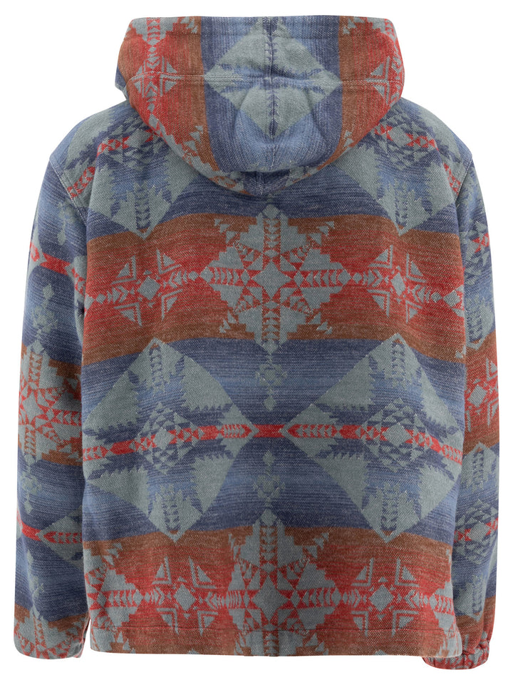 Beams Plus Mil Smock Jacquard Shaggy Jackets and Coats - Blu | 708d08a6036b128306a00d9b31d8030bc0f1d7ef