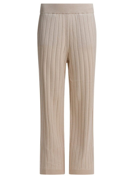 Cashmere Pants Trousers Beige