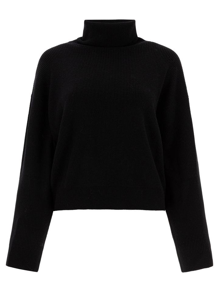 Brunello Cucinelli Wool And Cashmere Sweater Knitwear - Nero | a2654b620c40dc72d730e35feac54ba46bb71f8e