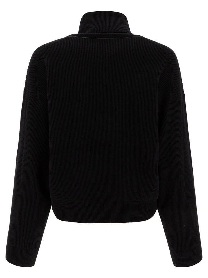 Brunello Cucinelli Wool And Cashmere Sweater Knitwear - Nero | b142d3797c91c3eab282c95cb38e077f7e3b138a