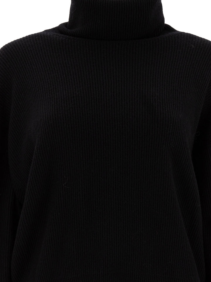 Brunello Cucinelli Wool And Cashmere Sweater Knitwear - Nero | e66b9b67f67bcbf88a7bdd7ae165793c0e2ed4a3
