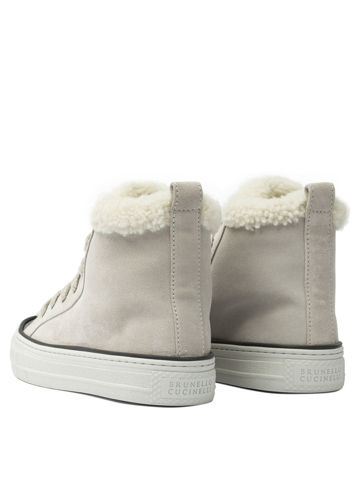 Brunello Cucinelli Sneaker With Monile Detail Sneakers & Slip-On - Beige | 80b2bd7672c68cd5f0095ce0951abf309e8df741