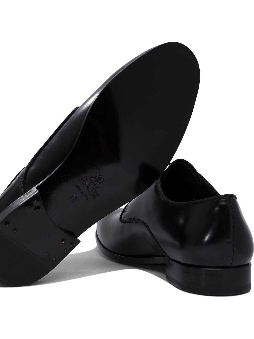 Fabi Leather Brogues Lace-Up shoes - Nero | b7bae2e7f1dc672af8ac818b1b0a162995fee401