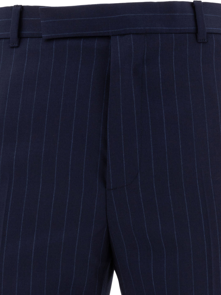 Givenchy Pinstriped Tailored Trousers - Blu | 8fd0d7e971942a581d579971e16131b330b24624