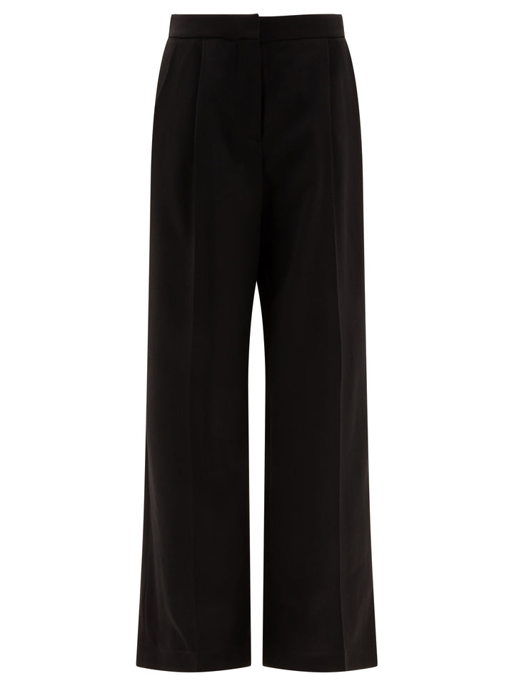 Givenchy Wool Pleated Trouses Trousers - Nero | c18d8e7bb383f073500bf0c33385e4bd620683c7