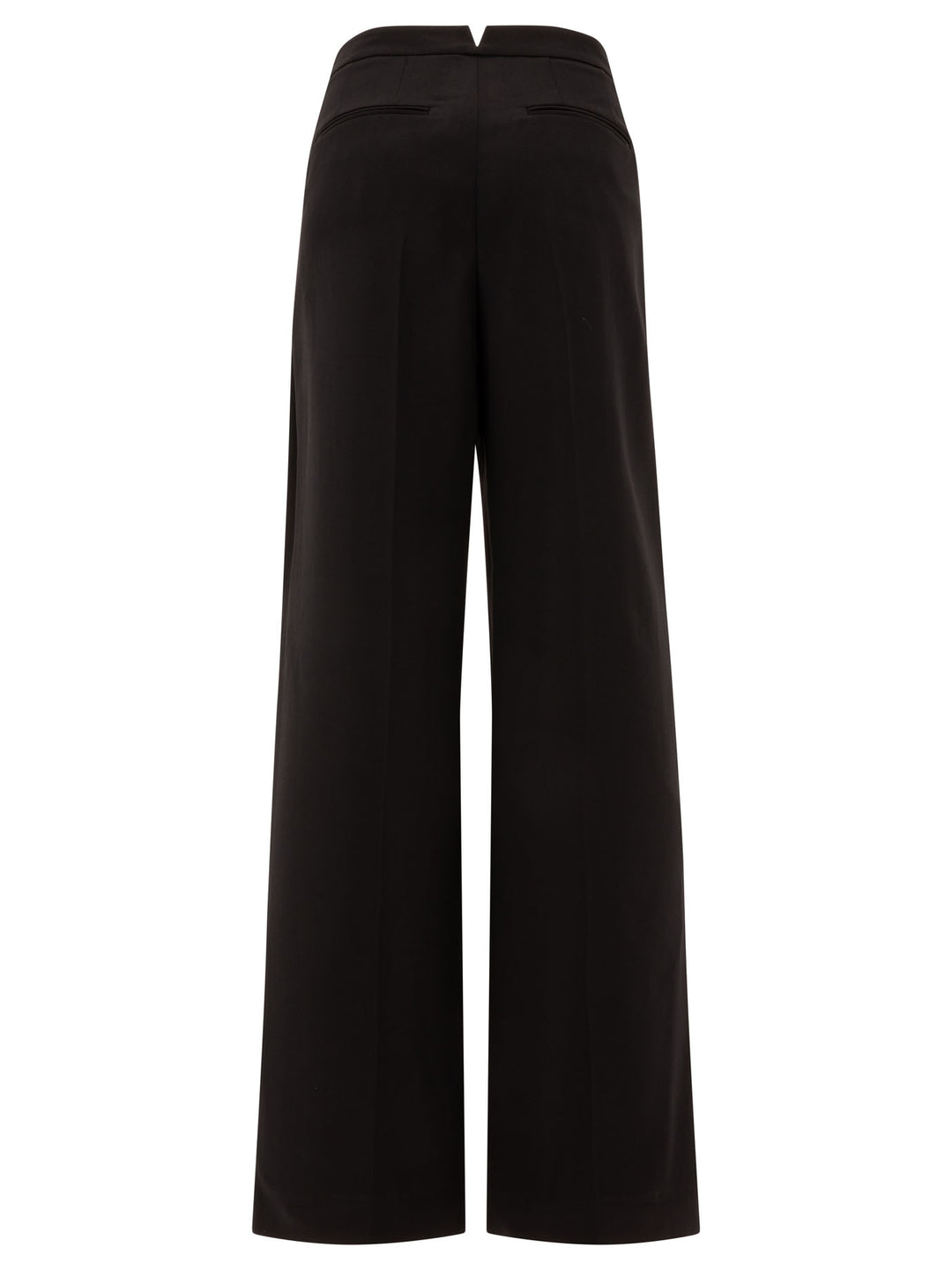 Givenchy Wool Pleated Trouses Trousers - Nero | d98f94d87ae148d81226411aefa42a0d1f5e087e