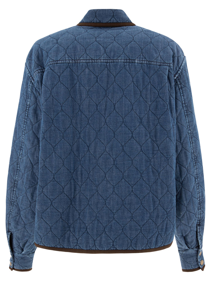 Jacob CohëN Denim Overshirt Shirts - Blu | 91a78d5c76861ce956a5ff3a18ec3f47ac488aa4