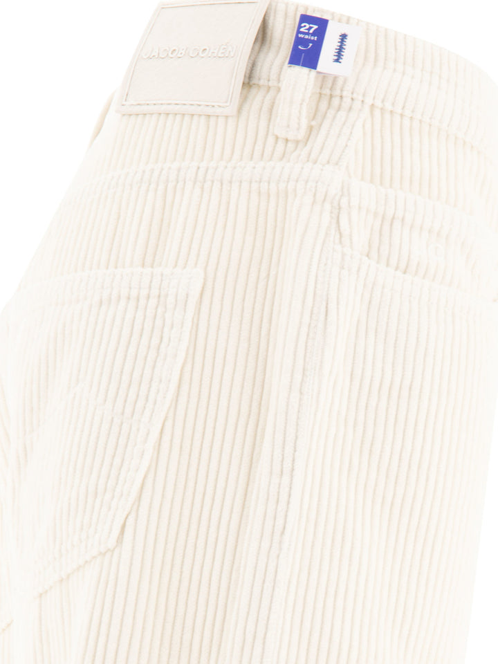 Jacob CohëN Gigi Over Trousers - Bianco | 21dda9fc35a97d9beaeb4f5c2f1816b44d958cc6