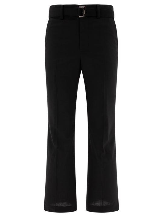 Belted Trousers Nero