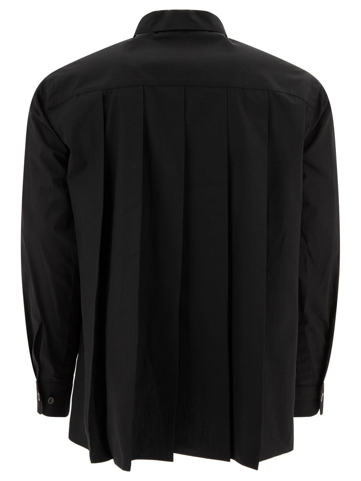 Sacai Shirt With Pocket Shirts - Nero | 2d4e11e09ace01e3da1456339625877fe86dd3fc