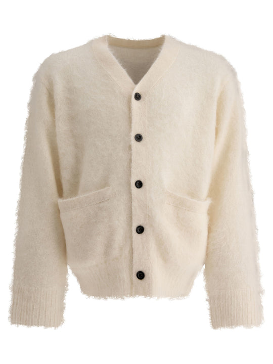 Gonz Mohair Knit Knitwear Bianco