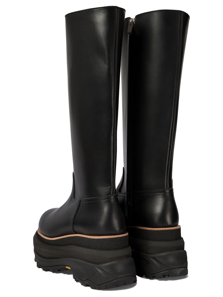 Sacai Long Boots - Nero | 526ce8eb01ac4da3cc8239bb74b7d8176b1233fd