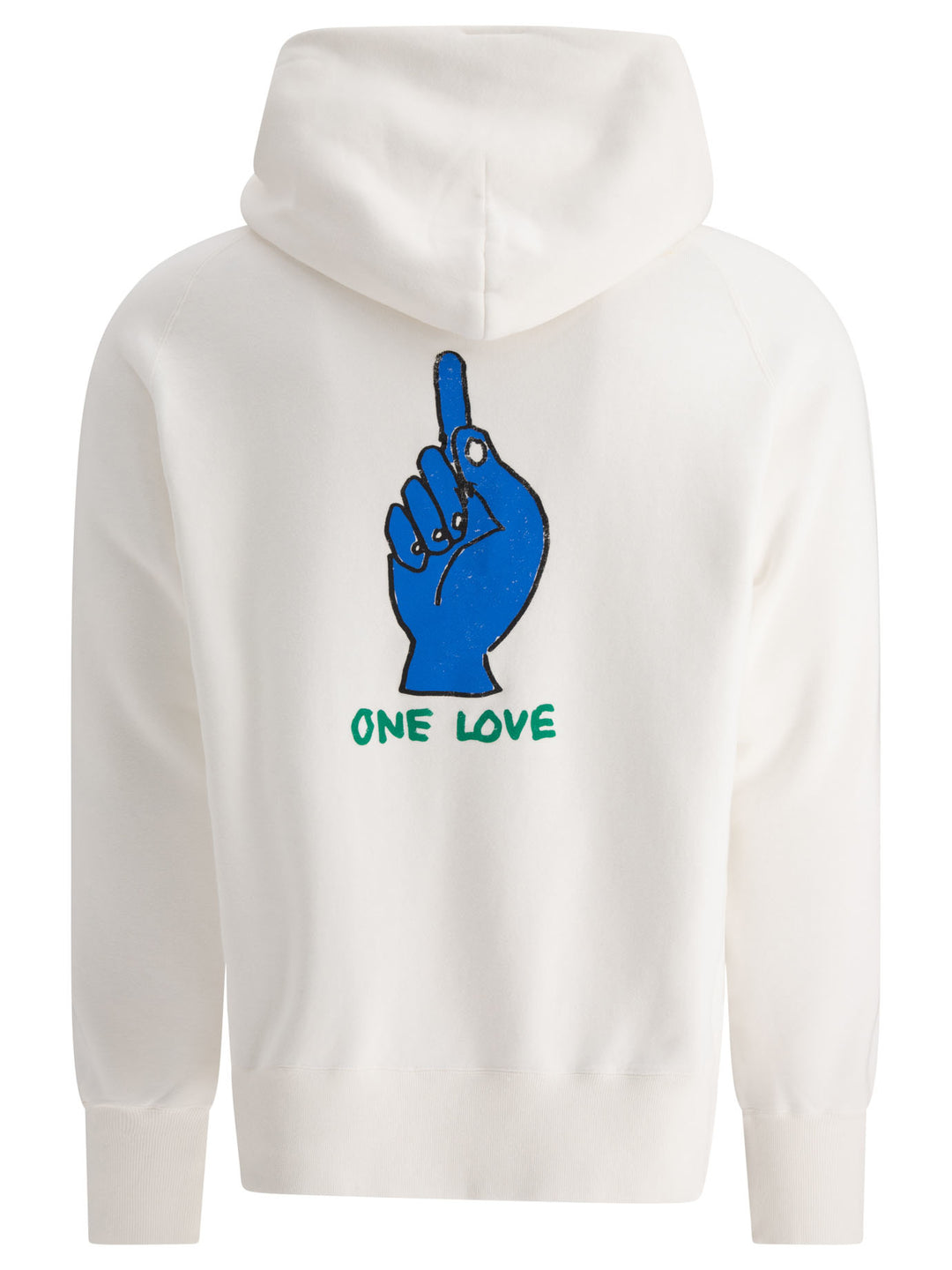 Sacai Gonz One Love Sweatshirts - Bianco | 56294f547a3b4456881c958a09d7e0f67d333d63