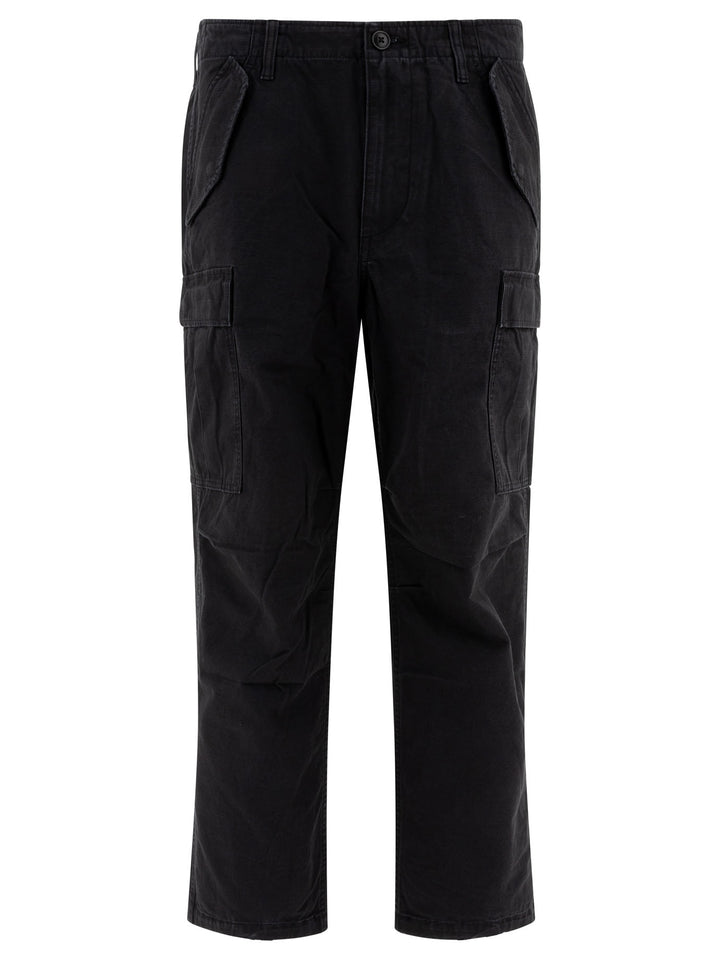 StüSsy Military Cargo Trousers - Nero | 8d99d7920a221af7bf08e8c3c0b88f2e578dc7d5