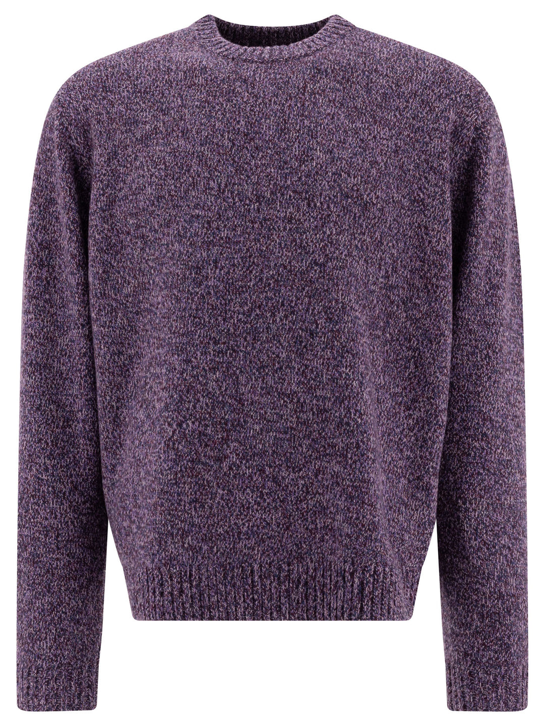 Stockholm Surfboard Club Mélange Sweater Knitwear - Viola | 9be00846adc511fa4e236525aaede2e401def6fa