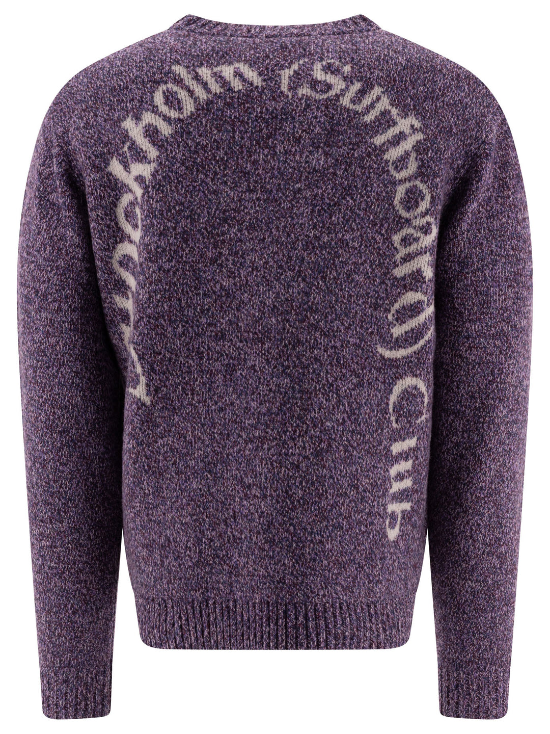 Stockholm Surfboard Club Mélange Sweater Knitwear - Viola | 27bb747d1744142b8375795fccb6baf49a3eceda