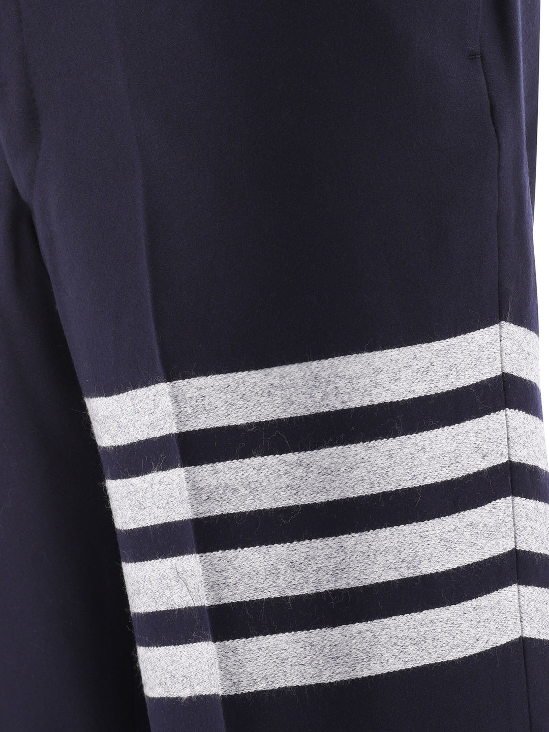 Thom Browne 4-Bar Trousers - Blu | 762c68e31bbffce3d7d561ef21dbf24ffb9fc74b