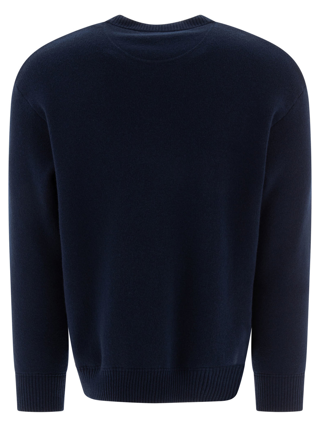 Valentino Wool Sweater With Valentino Embroidery Knitwear - Blu | 482654ef9a1a357d2cdd161447ac427c6dcfcf67