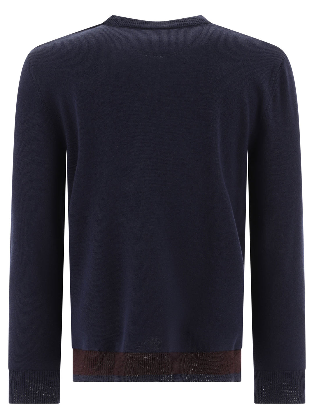 Valentino Sweater With Rubberised V Detail Knitwear - Blu | 9211482c69e46772d19337d4e25caa2a4f577711