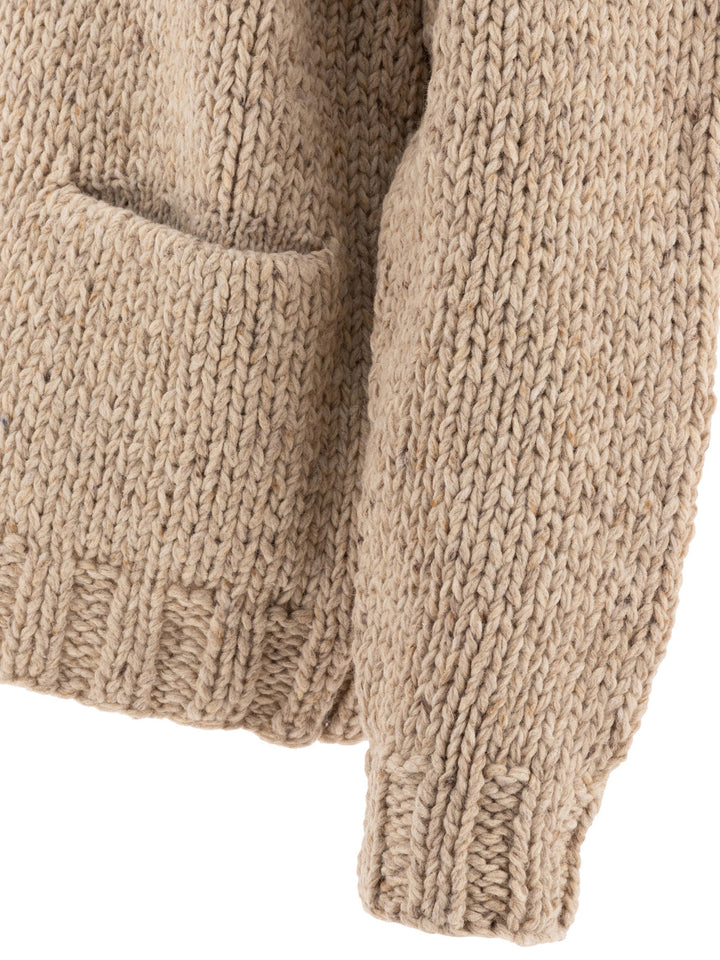 Visvim Cowichan Knitwear - Beige | d4f6de73679107dfd5b806b1443ab2c8cb4a6566