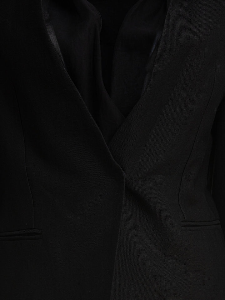 Brunello Cucinelli Blazer With Integrated Tank Top Jackets and Coats - Nero | 3a591be9cd218d6cd36cea9c3e71f274c23257bf